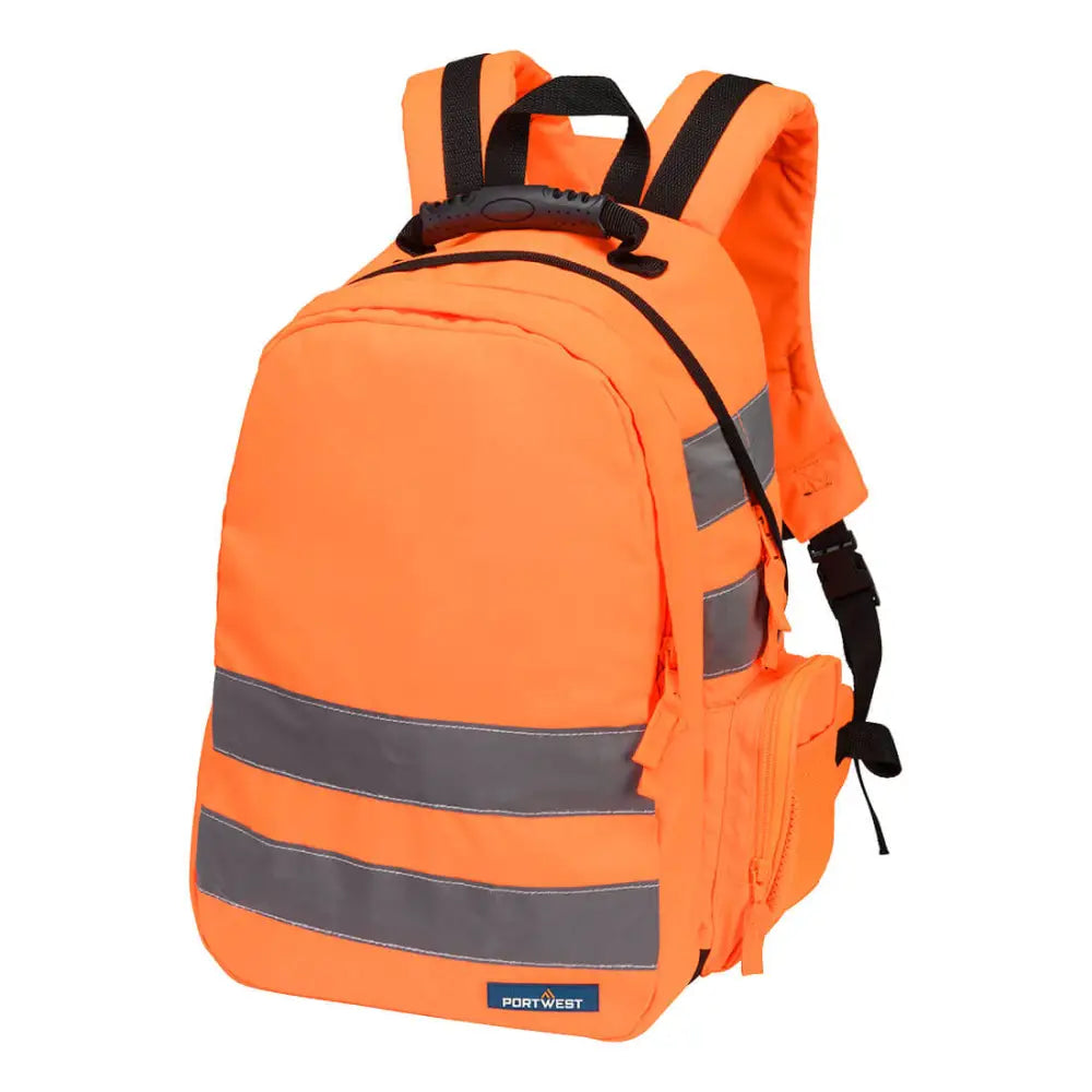 Portwest quick release hi-vis rucksack with reflective tape