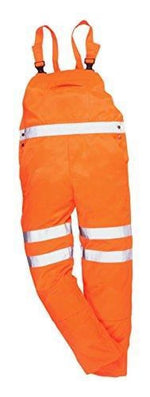Portwest rail hi vis bib and brace ris 3279 - rt43