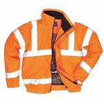 Portwest rail high viz mesh lined breathable class 3 bomber jacket ris 3279- rt62