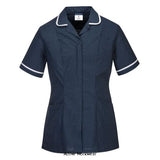 Portwest Stretch Classic Care Home Tunic-LW19 Shirts Polos & T-Shirts PortWest Active Workwear This tunic is made from our Kingsmill stretch twill fabric designed to move with your body during your every day work. This style is a classic all over polka dot design that offers a flattering classic look.