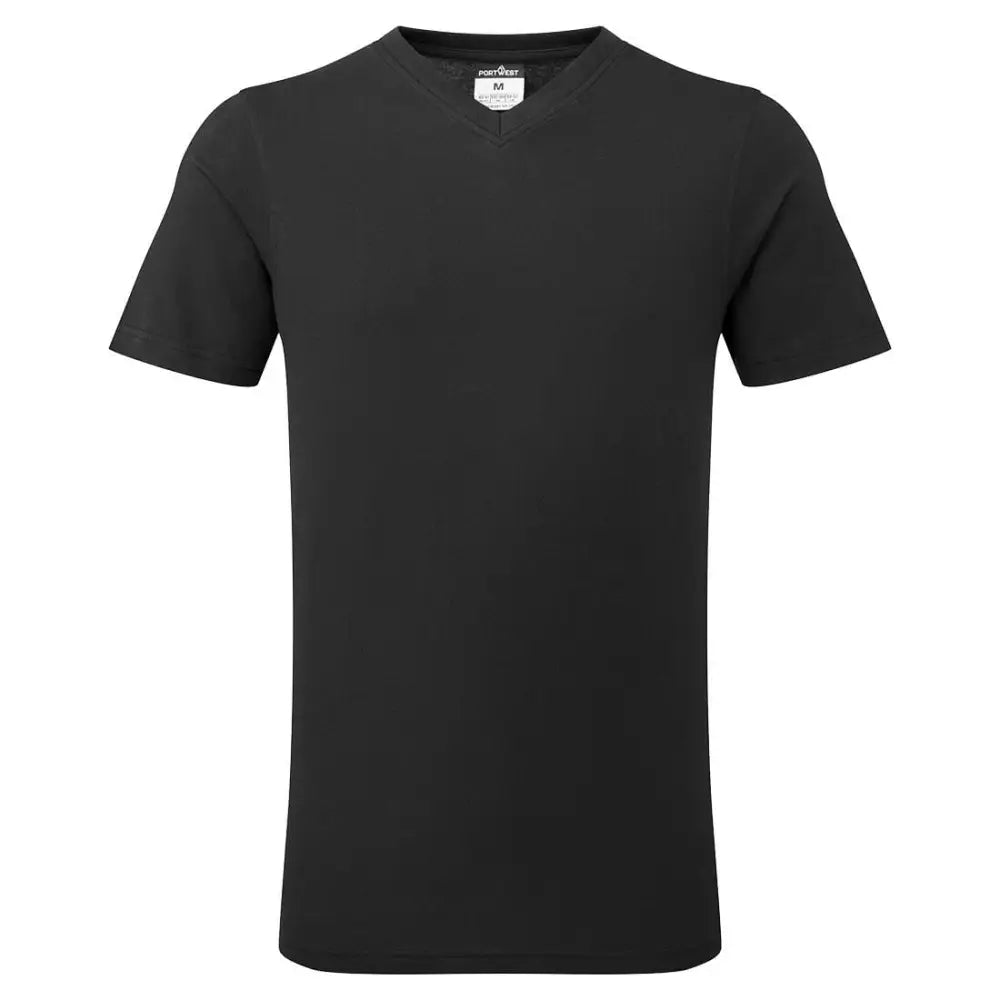 Portwest v-neck cotton t-shirt for corporate and workwear