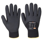 Portwestcold 15 nitrile sandy 3/4 dipped glove - a146
