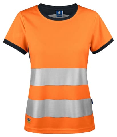 Projob 6012 ladies hi vis tee shirt - stay dry with moisture-wicking fabric
