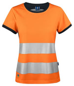 Projob 6012 ladies hi vis tee shirt - stay dry with moisture-wicking fabric