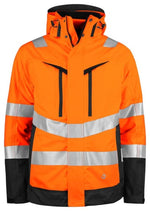 Projob 6445 high visibility waterproof 3-in-1 jacket with windproof inner - en iso 20471 class 3/2