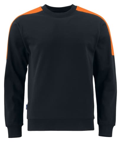 Projob workwear enhanced visibility 2125 cotton sweatshirt