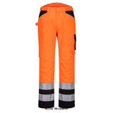  PW2 Hi Vis Service Trouser Metal Free Portwest PW241 Hi Vis Trousers  A thoughtfully designed high visibility trouser made from durable Kingsmill fabric and Texpel stain-resistant for maximum working performance. anti-scratch and metal-free trims to give total peace of mind With adjustable leg length for added convenience