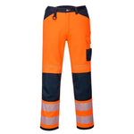Pw3 hi vis class 2 work trousers ris 3279 portwest pw340
