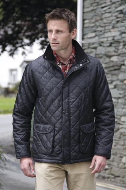 Result urban cheltenham quilted water repellent jacket-r195x