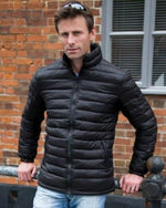 Result urban mens ice bird padded baffle jacket - r192m
