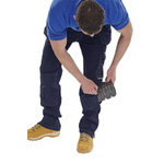 Shawbury multi pocket mens elasticated work trousers with kneepad & holster pockets up to 50 inch- smpt
