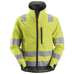 Snickers 1230 hi-vis softshell jacket class 3 yellow/navy size xl