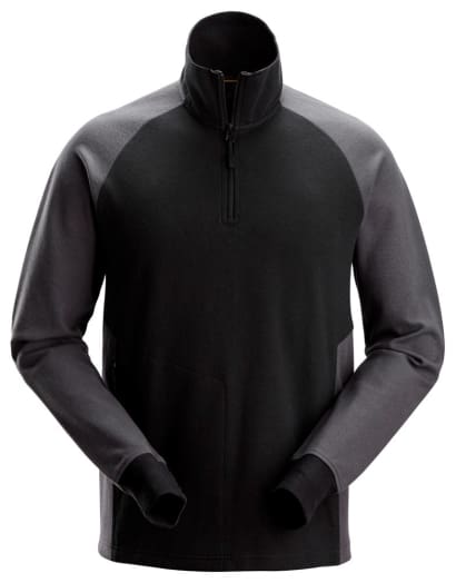 Snickers 2841 two tone half-zip sweatshirt jumper