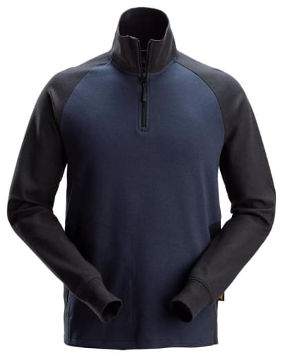 Snickers 2841 two tone half-zip sweatshirt jumper