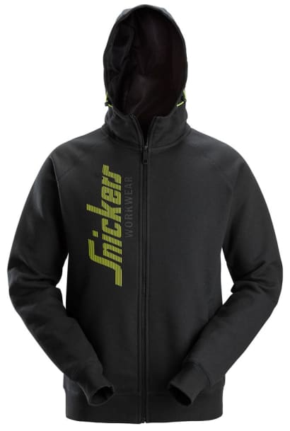 Snickers 2846 hoodie logo full-zip hoody for comfort and style