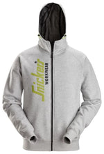 Snickers 2846 hoodie logo full-zip hoody for comfort and style