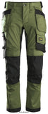Khaki Snickers 6241 Allround Work Stretch Tapered Leg Trousers Holster Pockets Kneepad Trousers Active-Workwear These are our current best selling Snickers 6241 Trousers all round Snickers 6241 stretch trousers Workwear goes street smart in these best selling stretchy work trousers  Stretch Cordura at the knees for flexibility, comfort and durability Pre bent, slim fit legs Advanced Knee Guard Pro with expansion pleats, keeping your 