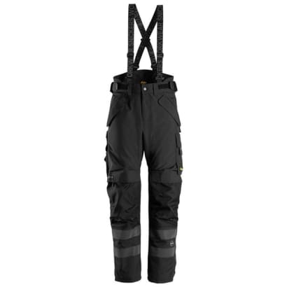 Snickers 6620 Allround Work Waterproof Padded Trouser Salopette