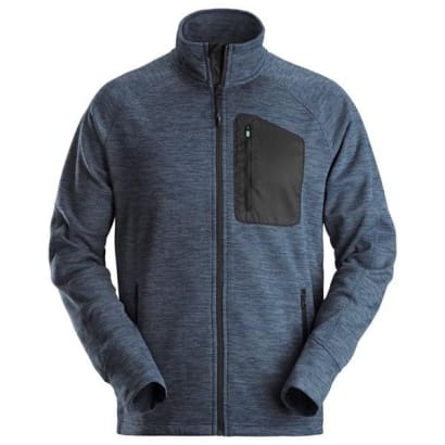Snickers flexiwork soft mesh fleece work jacket-8042 with enhanced ventilation and comfort