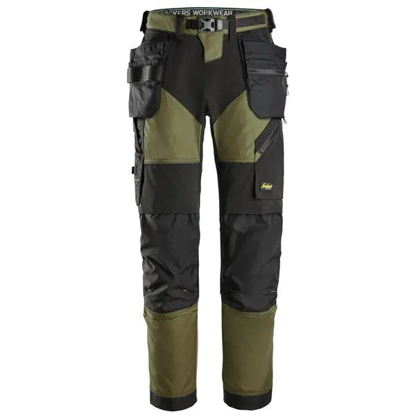 Snickers 6902 Flexi Work Trousers with Knee Pad & Holster Pockets - Enhanced Comfort & Functionality