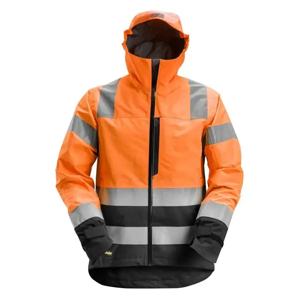 Snickers hi vis waterproof shell jacket cl3-1330