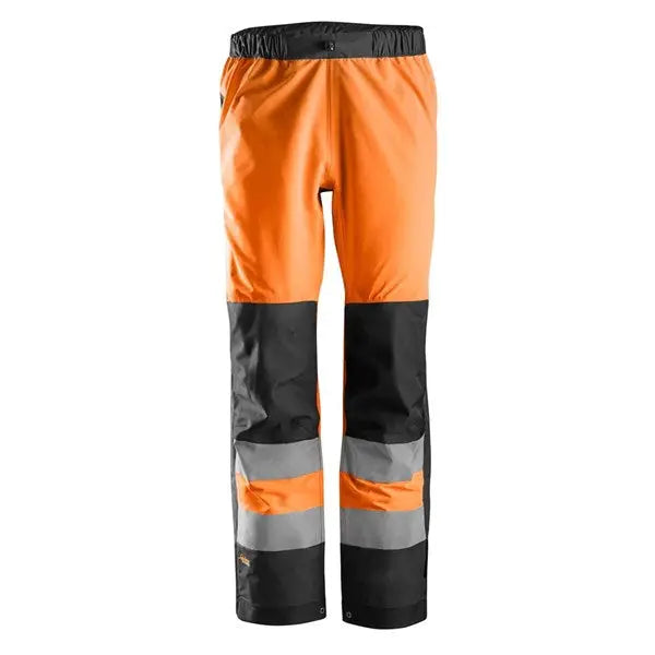 Snickers hi vis waterproof shell trousers cl2-6530