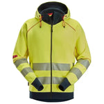 Snickers protecwork arc full zip hoodie hi vis cl3-2866