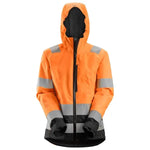Snickers women hi vis waterproof shell jacket cl3-1347