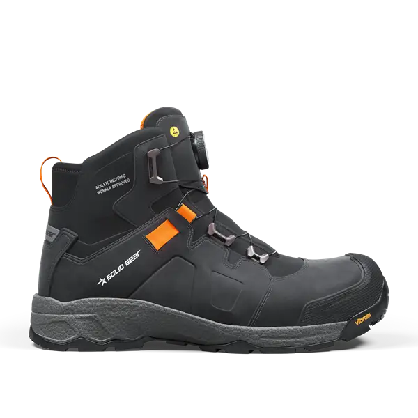 Solid gear vapor 3 mid height composite boa fastening safety boot-sg80014