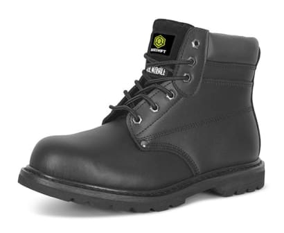 Traditional goodyear welted sbp safety boot steel toe and midsole - gwbms