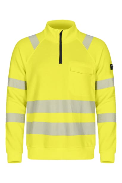 Tranemo hi-vis half zip sweatshirt-43742