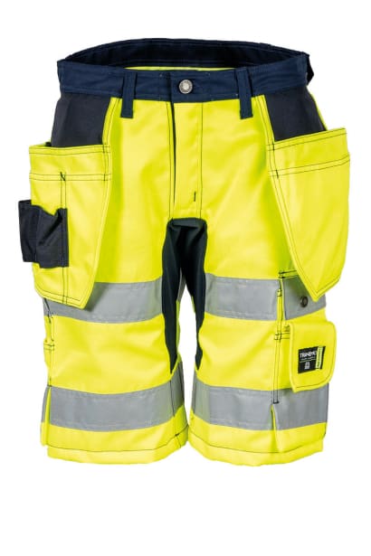 Tranemo vision hi-vis ladies craftsman stretch shorts-43894