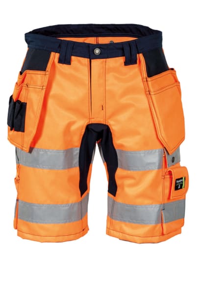 Tranemo vision hi-vis ladies craftsman stretch shorts-43894