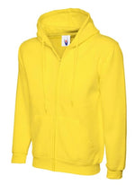 Uneek adults classic full zip hooded sweatshirt-504