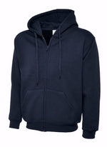 Uneek adults classic full zip hooded sweatshirt-504