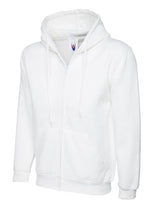 Uneek adults classic full zip hooded sweatshirt-504