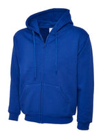 Uneek adults classic full zip hooded sweatshirt-504
