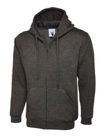 Uneek adults classic full zip hooded sweatshirt-504