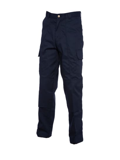 Budget cargo work trouser with knee pad pockets sewn in crease -uc 904