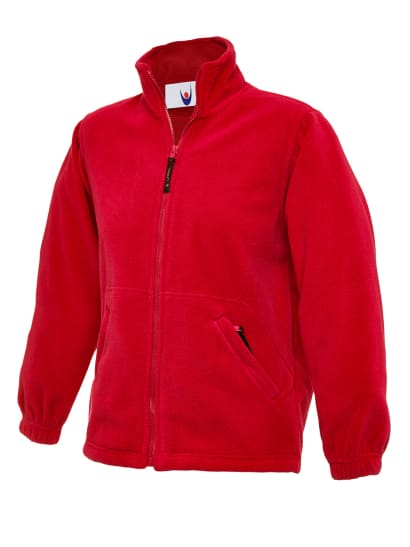 Uneek childrens classic full zip fleece jacket-603