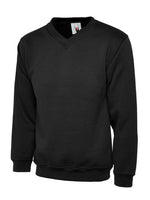 Uneek classic v-neck sweatshirt jumper vee neck-uc 204