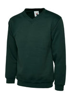 Uneek classic v-neck sweatshirt jumper vee neck-uc 204