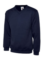 Uneek classic v-neck sweatshirt jumper vee neck-uc 204