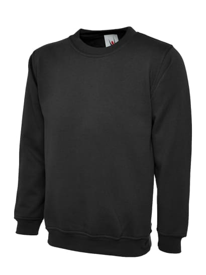 Uneek heavyweight sweatshirt crew neck uniform jumper -201