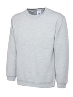 Uneek heavyweight sweatshirt crew neck uniform jumper -201