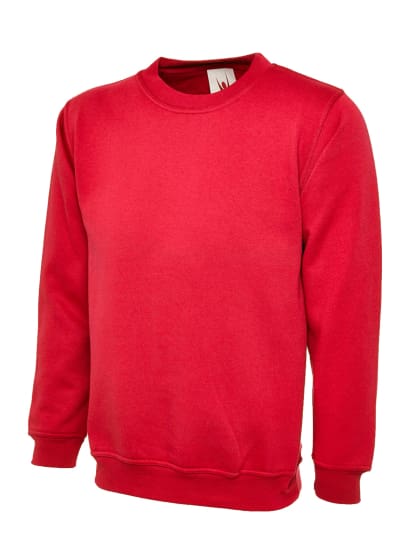 Uneek heavyweight sweatshirt crew neck uniform jumper -201