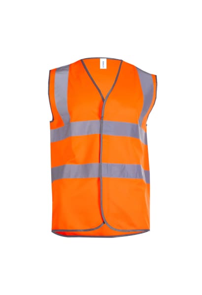 Uneek hi vis safety waistcoat vest-(pack of 10 one size/colour)) 801