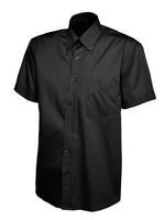 Uneek mens pinpoint oxford half sleeve shirt-702