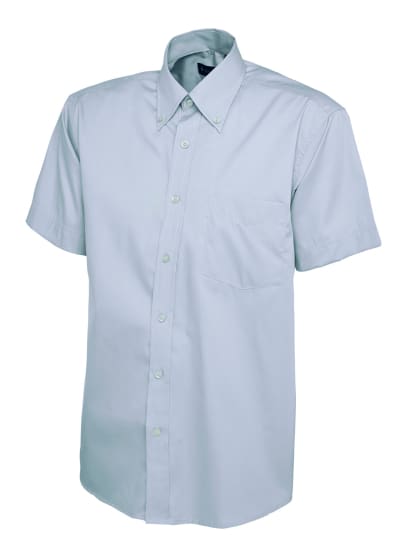 Uneek mens pinpoint oxford half sleeve shirt-702