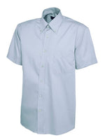 Uneek mens pinpoint oxford half sleeve shirt-702